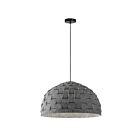 Dainolite Priscilla PRA-241P-MB-500 1 Light Grey 100W Incandescent Pendant