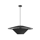 Dainolite Poseidon PSO-241P-MB-697 1 Light Black and Silver 100W Incandescent Pendant