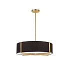 Dainolite Preston PST-214P-AGB-BK 4 Lights Black 240W Incandescent Pendant