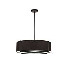 Dainolite Preston PST-214P-MB-BK 4 Lights Black 240W Incandescent Pendant