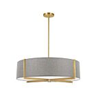 Dainolite Preston PST-264LP-AGB-GRY 4 Lights Grey 240W Incandescent Pendant