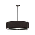 Dainolite Preston PST-264LP-MB-BK 4 Lights Black 240W Incandescent Pendant