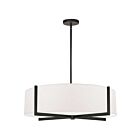 Dainolite Preston PST-264LP-MB-WH 4 Lights White 240W Incandescent Pendant