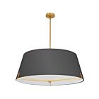 Dainolite Preston PST-324P-AGB-BK 4-lights 240W Black LED Pendant