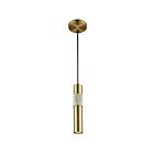 Dainolite Passwell PSW-121P-AGB 1-Light 50W Aged Brass LED Pendant