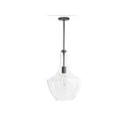 Dainolite Petalite PTL-121P-MB 1 Light Clear 100W Incandescent Pendant