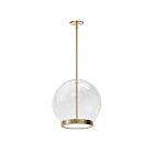 Dainolite Picotas PTS-1215LEDP-AGB 15W Aged Brass LED Pendant