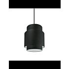 Dainolite Priya PYA-141P-MB-BK Black 1-Light 6W Incandescent Pendant