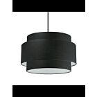 Dainolite Priya PYA-224C-MB-BK Black 4-Lights 24W Incandescent Chandelier