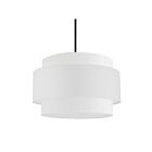 Dainolite Priya PYA-224C-MB-WH 4 Lights White 240W Incandescent 3-tier Chandelier