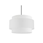 Dainolite Priya PYA-224C-PC-WH 4 Lights White 240W Incandescent 3-tier Chandelier