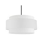 Dainolite Priya PYA-304C-MB-WH 4 Lights White 400W Incandescent 3-tier Chandelier
