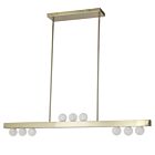 Dainolite RAL-429HP-AGB Raleigh 9-Lights 225W Aged Brass Pendant