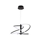Dainolite Romy ROM-2433LEDP-MB 36W Matte Black LED Pendant