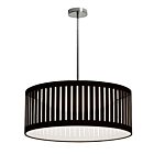 Dainolite SDLED-20P-BK Slit Drum 1-light 22w Black Slit Drum LED Pendant