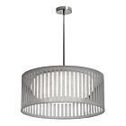 Dainolite SDLED-20P-GRY Slit Drum 1-light 22w Grey Slit Drum LED Pendant