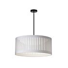 Dainolite Slit Drum SDLED-20P-MB-WH 1 Light White 22W LED Pendant