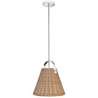 Dainolite SND-141P-PC Shenandoah 1-Light 60W Natural Pendant