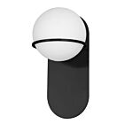 Dainolite SOF-121W-MB Sofia 40W 1-Light Matte Black Wall Sconce
