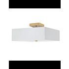 Dainolite Seren SRN-143SF-AGB-WH White 3-Lights 18W Incandescent Semi-Flush