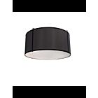 Dainolite Trapezoid TRA-121FH-BK Black 2-Lights 80W LED Drum Flush Mount