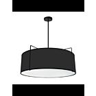 Dainolite Trapezoid TRA-244P-BK Black 4-Lights 400W LED Drum Pendant