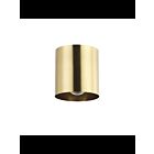 Dainolite Theron TRN-41FH-AGB 1-Light Aged Brass 60W LED Flush Mount
