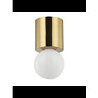 Dainolite Theron TRN-51FH-AGB 1-Light Aged Brass 60W LED Flush Mount