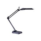 Dainolite ULT133-BM-BK Ultima 1-light 13w Black LED Fluorescent Extended Reach Desk Lamp