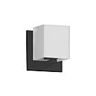 Dainolite Verona V1230-1W-MB 1 Light Matte Black 60W Halogen Wall Sconce