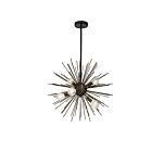 Dainolite Vega VEG-196P-MB 6 Lights Matte Black 360W Incandescent Pendant