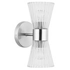 Dainolite VIE-112W-PC Vienna 120W 2-Lights Polished Chrome Wall Sconce
