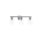 Dainolite VIE-213W-PC Vienna 3-Lights 180W Polished Chrome Vanity Light