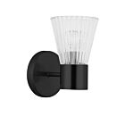 Dainolite VIE-91W-MB Vienna 60W 1-Light Matte Black Wall Sconce