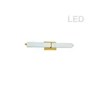Dainolite VLD-172-24-AGB White 1-Light 34W LED Vanity