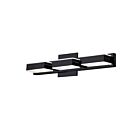 Dainolite VLD-215-3W-MB 3-lights 15w Matte Black LED Wall Vanity