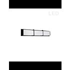 Dainolite Winston VLD-413-MB Matte Black 1-Light 36W LED Vanity Light
