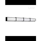 Dainolite Winston VLD-415-MB Matte Black 1-Light 72W LED Vanity Light