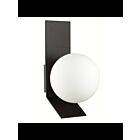 Dainolite Valemont VMT-81W-MB 1-Light Opal White 40W LED Halogen Wall Sconce