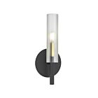 Dainolite Wand WAN-171W-MB-AGB-FR 1-Light 60W Matte Black Wall Sconce