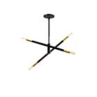 Dainolite Wand WAN-244P-MB-AGB 4-Lights 240W Matte Black LED Pendant