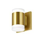 Dainolite Wilson WLS-514LEDW-AGB 2-Lights 14W Aged Brass Wall Sconce