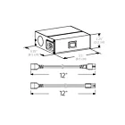 Dals Lighting 6000-Jb Junction Box For 120V Powerled Series