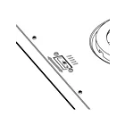 Dals Lighting CFLEDSQ06-CC-SN 40W Satin Nickel LED Flush Mount