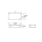 Dals Lighting DR2424DIM 24W Black LED Driver