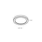 Dals Lighting FMM09-CC-SN Satin Nickel Flush Mount