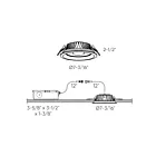 Dals Lighting HPD6-CC-WH 30W 6" White Commercial Recessed Light