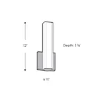 Dals Lighting LEDVAN001-CC-12SN 8W Satin Nickel LED Vanity Light