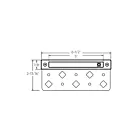 Dals Lighting LHS07-CC-BK 3W 7" Black Hardscape Step Light