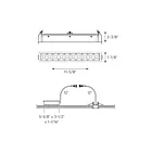 Dals Lighting MSL10-CC-BK 24W 13" Black Multi Spot Recessed Light